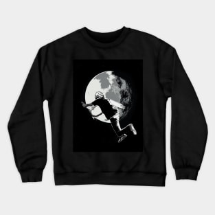 Tailing the Moon - Tail-whip Scooter Stunt Crewneck Sweatshirt